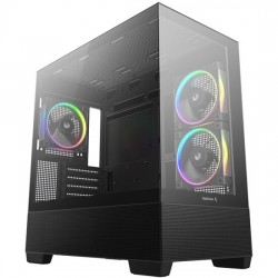 Корпус DeepCool CG380 3F без БП (R-CG380-BKAGM3-G) (черный)