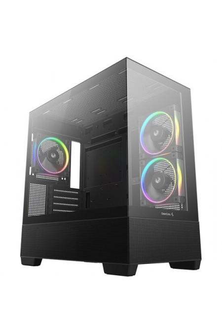 Корпус DeepCool CG380 3F без БП (R-CG380-BKAGM3-G) (черный) 