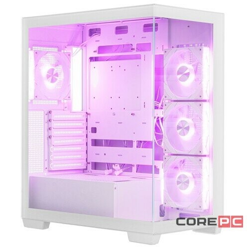 Корпус DeepCool CG580 4F WH без БП (R-CG580-WHADA4-G-1) (белый) 