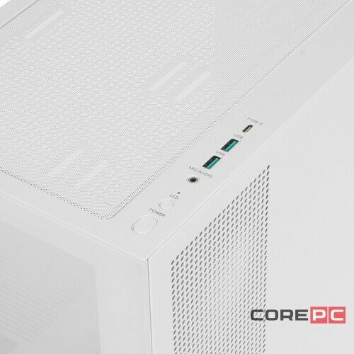 Корпус DeepCool CG580 4F WH без БП (R-CG580-WHADA4-G-1) (белый) 4