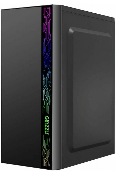 Корпус GINZZU A370 RGB без БП (черный) 2