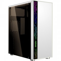 Корпус GINZZU A390 RGB без БП (белый)
