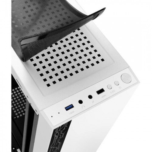 Корпус GINZZU A390 RGB без БП (белый) 5