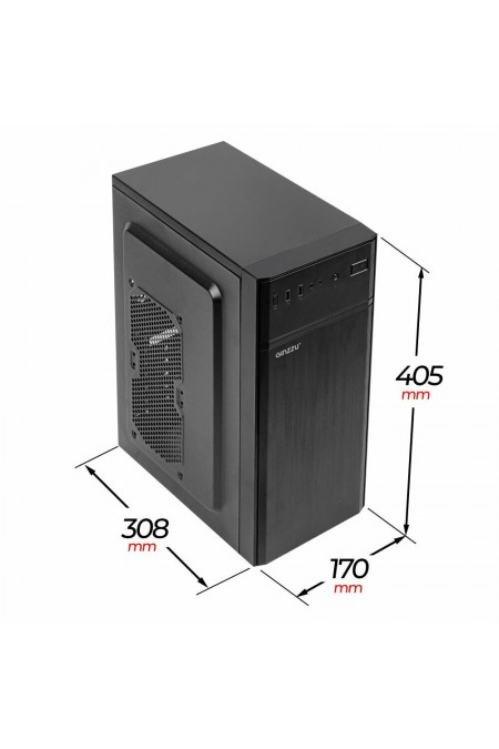 Корпус GINZZU A420 ATX без БП (черный) 2
