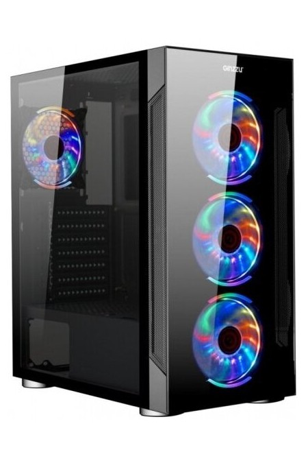 Корпус Ginzzu CL280 без БП (черный) 