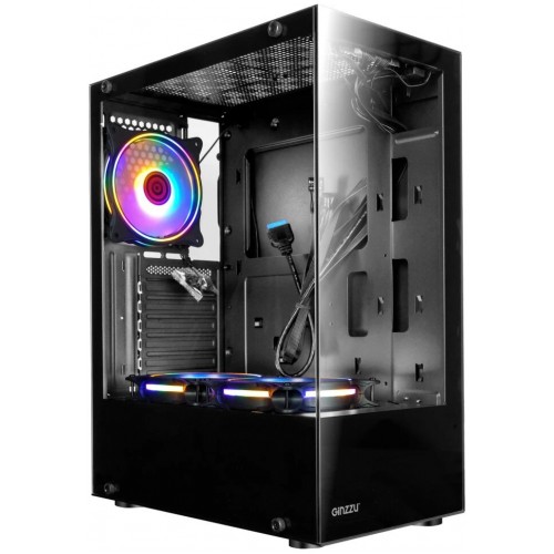 Корпус Ginzzu CL305 без БП (черный) 