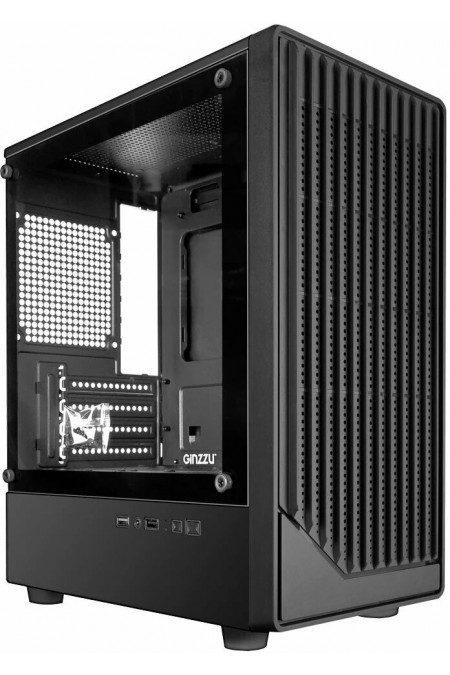 Корпус Ginzzu CL400 без БП (черный) 