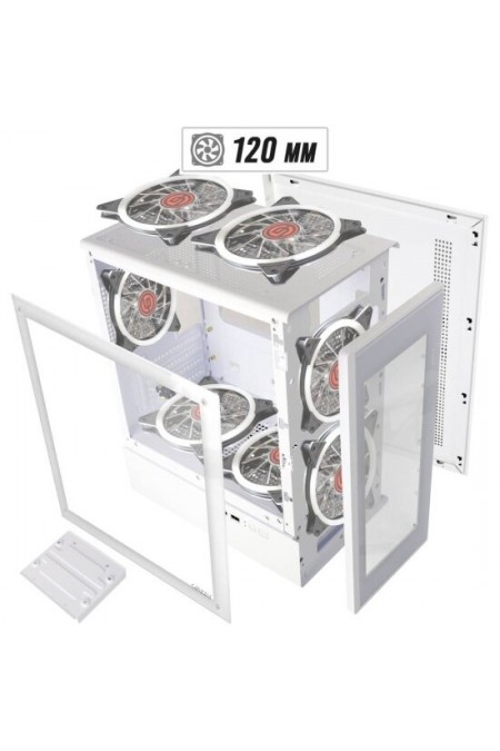 Корпус Ginzzu CL412 без БП (белый) 1