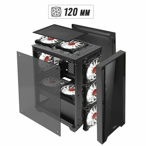 Корпус Ginzzu CL510 без БП (черный) 1