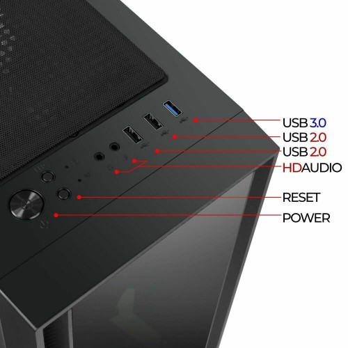 Корпус Ginzzu CL510 без БП (черный) 4