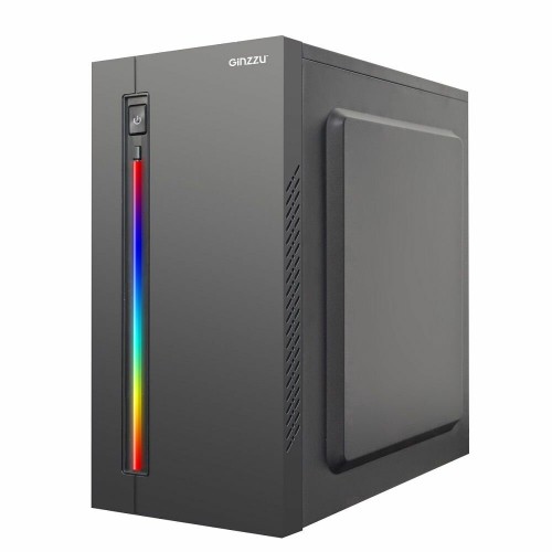 Корпус GINZZU D370 RGB Window без БП (черный) 1