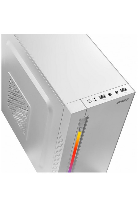 Корпус GINZZU D380 RGB без БП (белый) 7