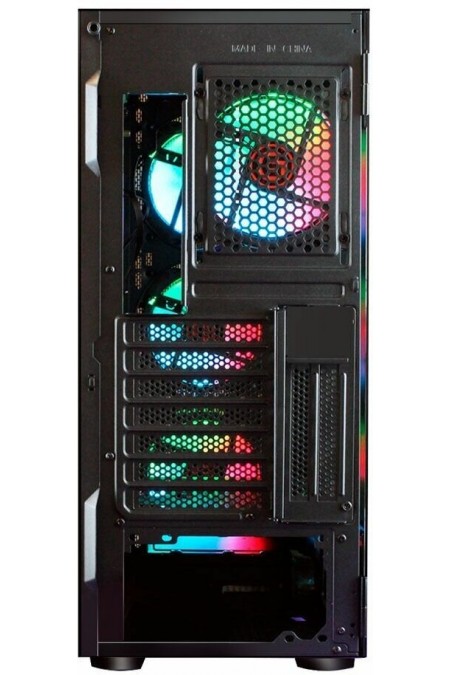 Корпус Ginzzu GL300 без БП (черный) 4