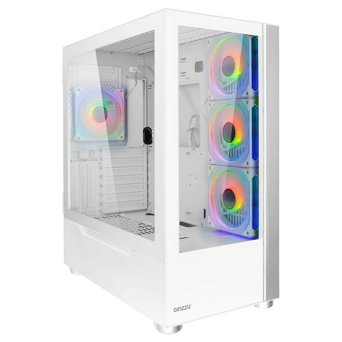 Корпус GINZZU GL770 без БП RGB (белый) 