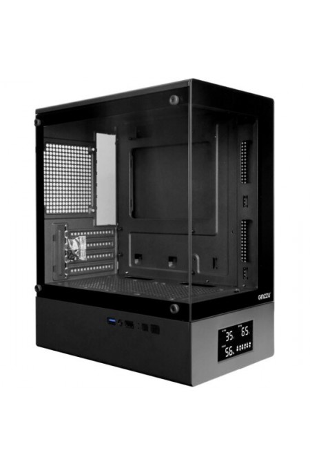 Корпус Ginzzu RX400D без БП (черный) 