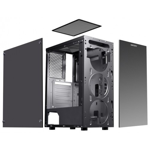 Корпус GINZZU SL190 без БП (черный) 7