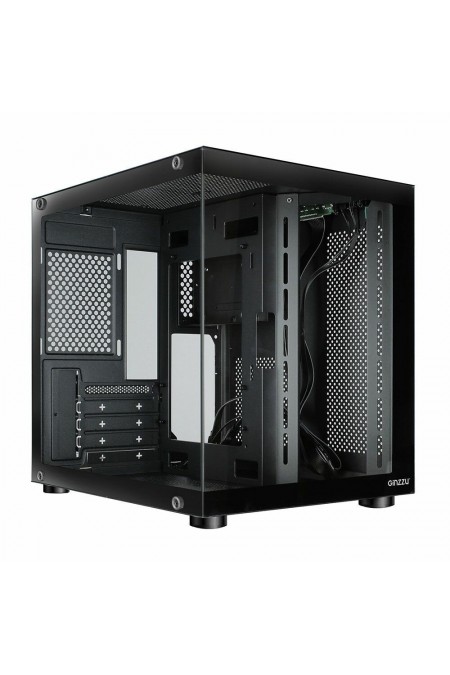 Корпус Ginzzu V100 без БП (черный) 1