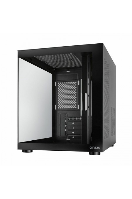 Корпус Ginzzu V100 без БП (черный) 