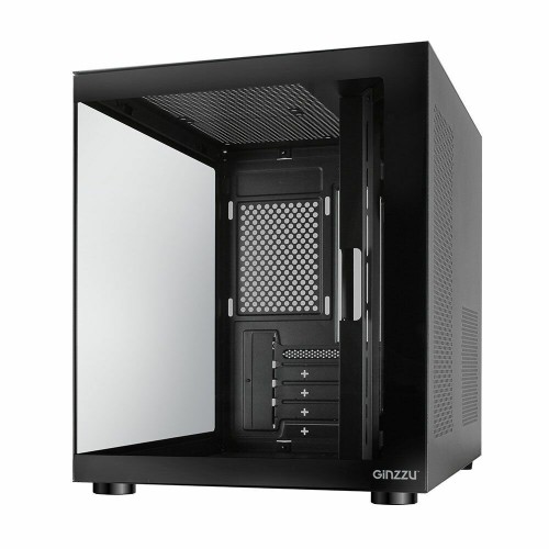 Корпус Ginzzu V100 без БП (черный) 