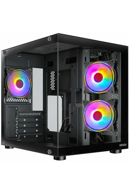 Корпус Ginzzu V150 без БП (черный) 