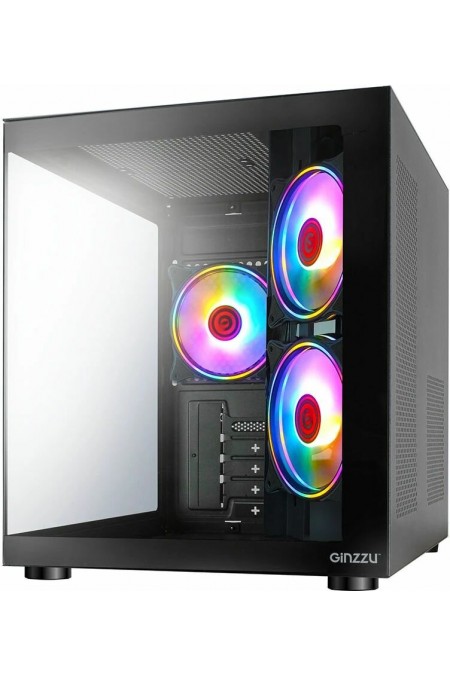 Корпус Ginzzu V150 без БП (черный) 2