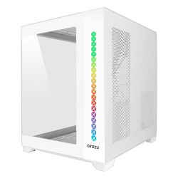 Корпус GINZZU V420 RGB без БП (белый)