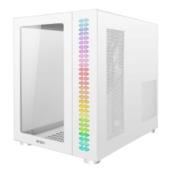 Корпус Ginzzu V560 WH RGB без БП (белый)