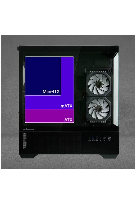 Корпус Zalman Chronix V2 без БП (черный) 6