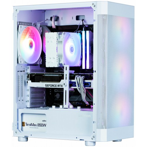 Корпус Zalman i4 TG WH FRGB без БП (белый) 6