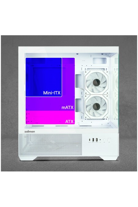 Корпус Zalman Miditower Chronix V2 без БП (белый) 5