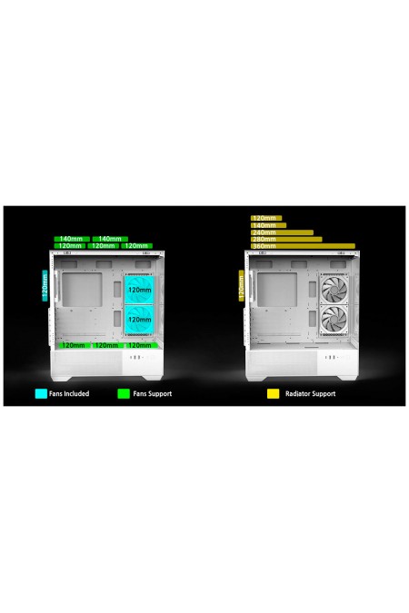 Корпус Zalman Miditower Chronix V2 без БП (белый) 6
