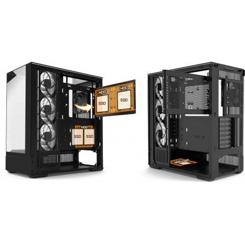 Корпус Zalman P40 Prism Plus без БП (черный) 8