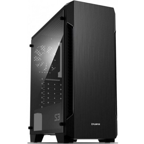 Корпус Zalman S3 TG без БП (черный) 1