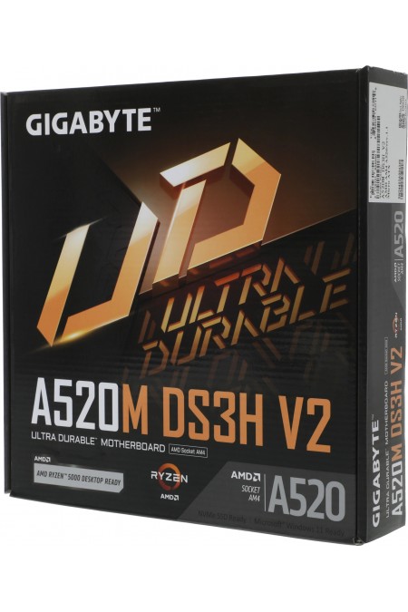 Материнская плата GIGABYTE A520M DS3H V2 DDR4 10