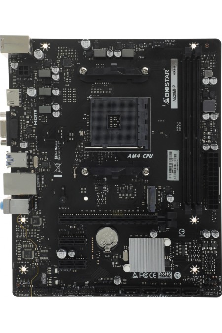 Материнская плата Biostar A520MHP 9
