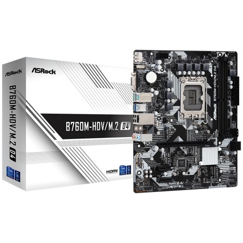 Материнская плата ASRock B760M-HDV/M.2 D4 (90MXBL40-A0UAYZ) 3