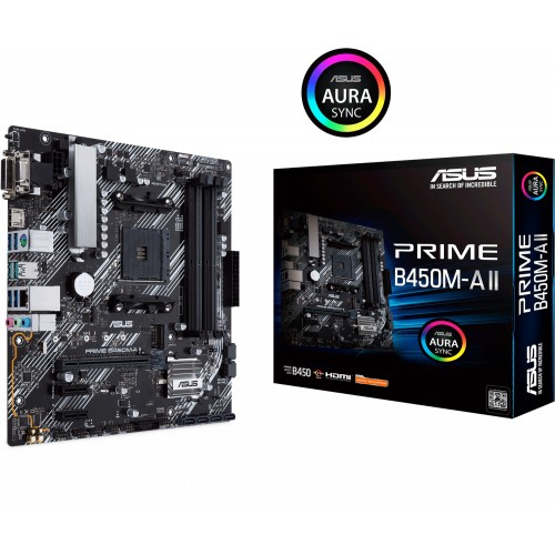 Материнская плата ASUS PRIME B450M-A II (90MB15Z0-M0EAY0) 8