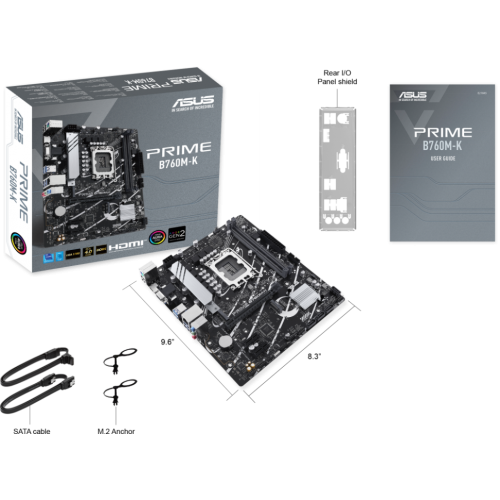 Материнская плата ASUS PRIME B760M-K (90MB1FI0-M1EAY0) 2