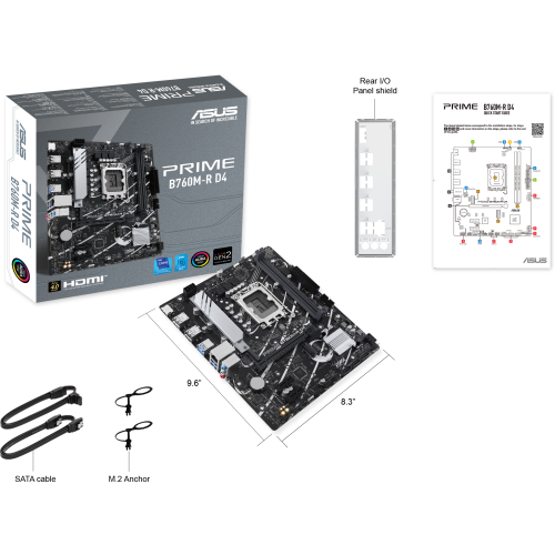 Материнская плата ASUS PRIME B760M-R D4 (90MB1HA0-M0EAY0) 2