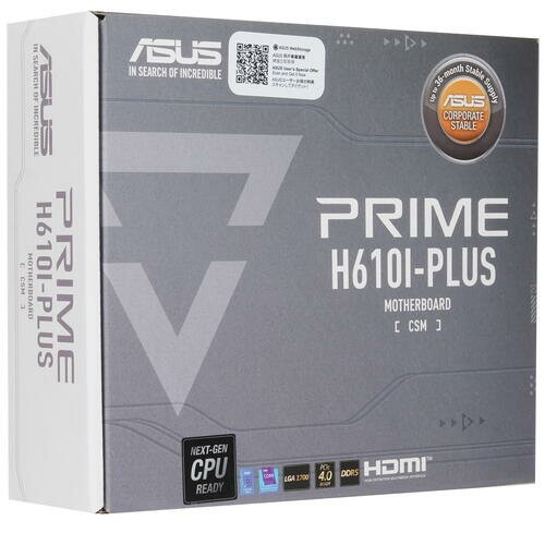 Материнская плата ASUS PRIME H610I-PLUS-CSM 8