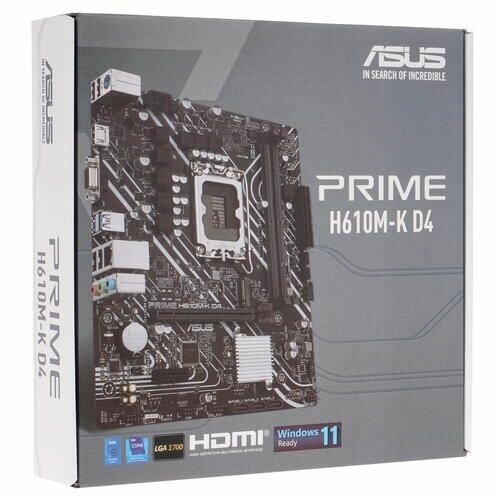Материнская плата ASUS PRIME H610M-K D4 (90MB1HN0-M0EAY0) 8