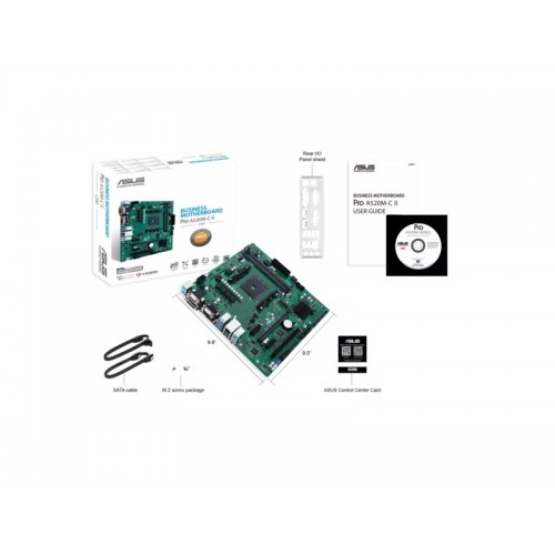 Материнская плата ASUS PRO A520M-C II/CSM (90MB18F0-M0EAYC) 1