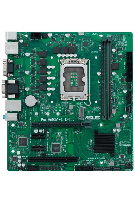 Материнская плата ASUS PRO H610M-C D4-CSM (90MB1A30-M0EAYC) 