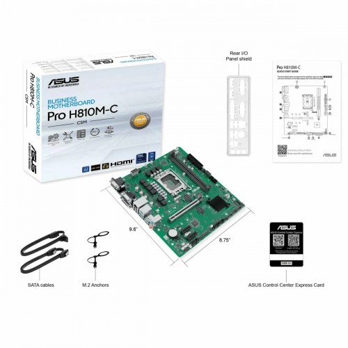 Материнская плата ASUS PRO H810M-C-CSM (90MB1KHP-M0EAYC) 7