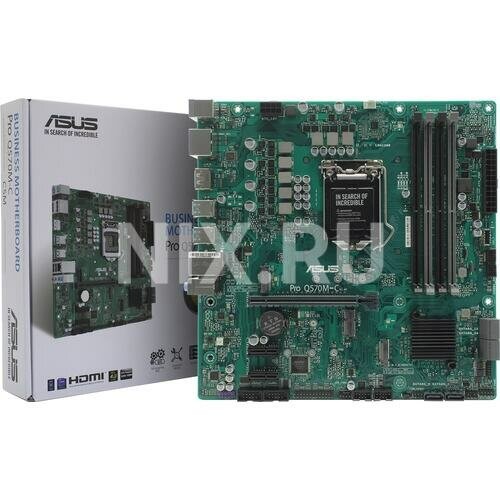 Материнская плата ASUS PRO Q570M-C/CSM (90MB1700-M0EAYC) 4