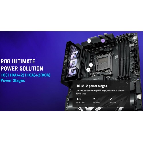 Материнская плата ASUS ROG CROSSHAIR X870E HERO (90MB1IE0-M0EAY0) 8