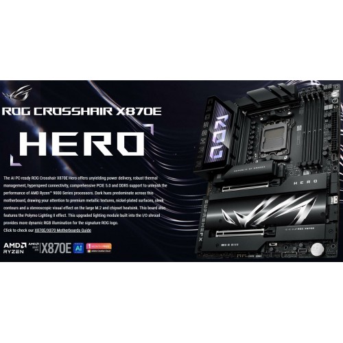 Материнская плата ASUS ROG CROSSHAIR X870E HERO (90MB1IE0-M0EAY0) 9