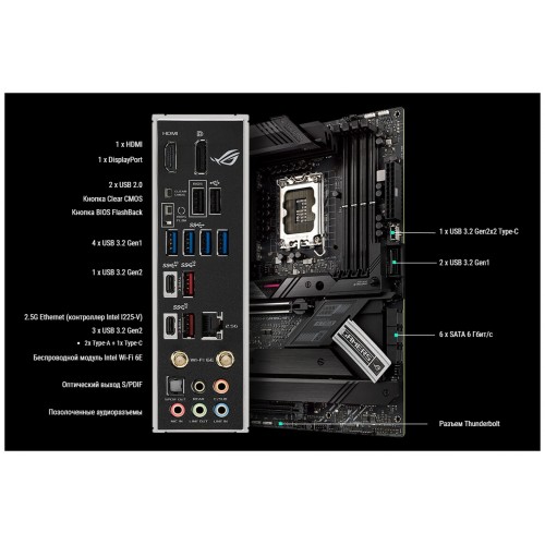 Материнская плата ASUS ROG STRIX Z690-F GAMING WIFI (90MB18M0-M0EAY0) 3