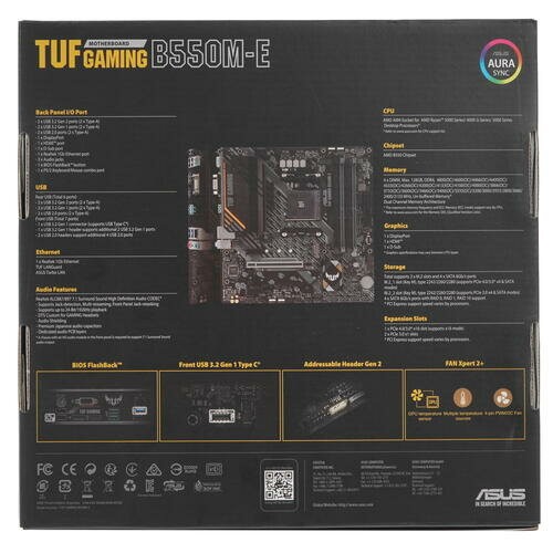 Материнская плата ASUS TUF GAMING B550M-E (90MB17U0-M0EAY0) 8