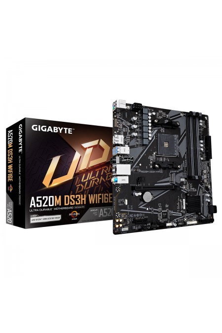 Материнская плата GIGABYTE A520M DS3H WF6E 